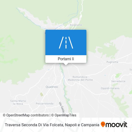 Mappa Traversa Seconda Di Via Folcata