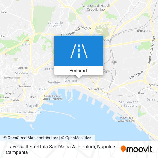 Mappa Traversa II Strettola Sant'Anna Alle Paludi