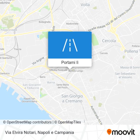 Mappa Via Elvira Notari