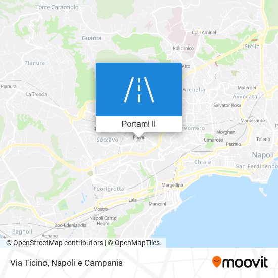 Mappa Via Ticino