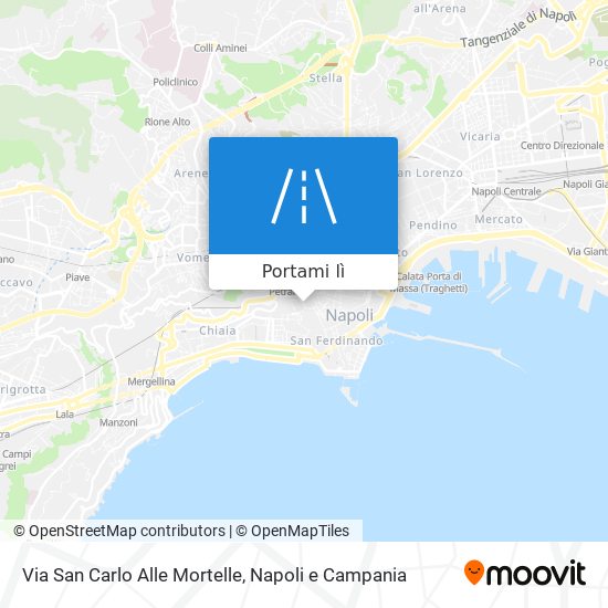 Mappa Via San Carlo Alle Mortelle