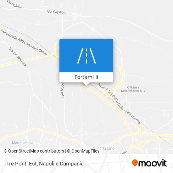 Mappa Tre Ponti Est