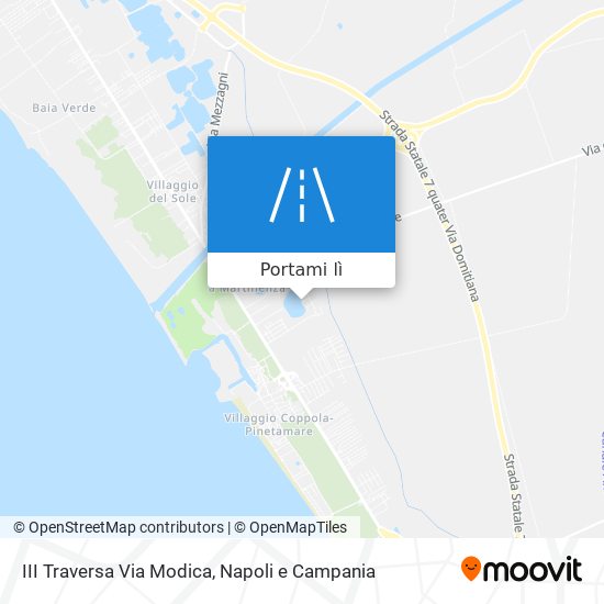 Mappa III Traversa Via Modica
