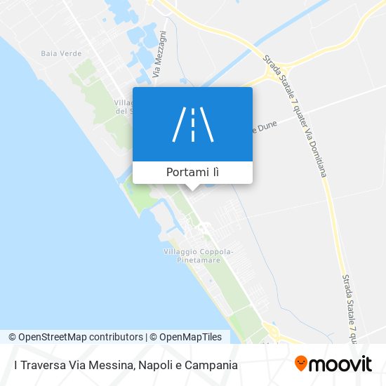 Mappa I Traversa Via Messina
