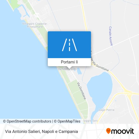 Mappa Via Antonio Salieri