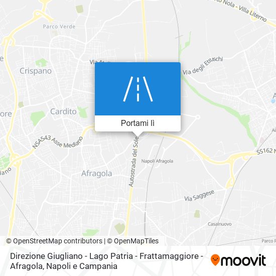 Mappa Direzione Giugliano - Lago Patria - Frattamaggiore - Afragola