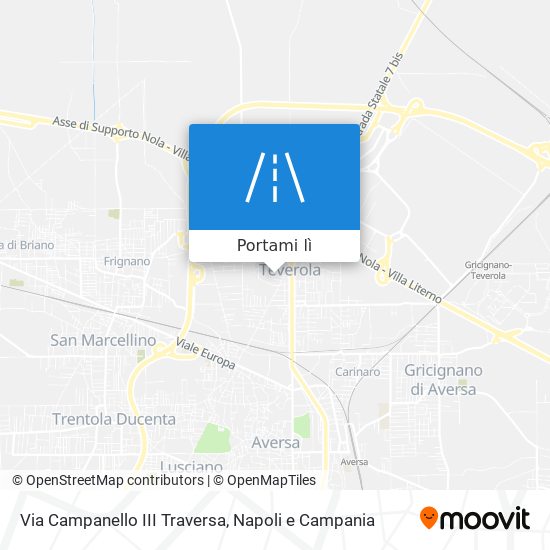 Mappa Via Campanello III Traversa
