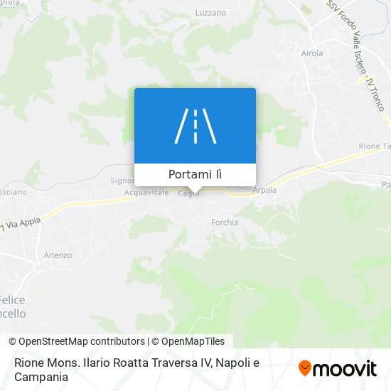 Mappa Rione Mons. Ilario Roatta Traversa IV