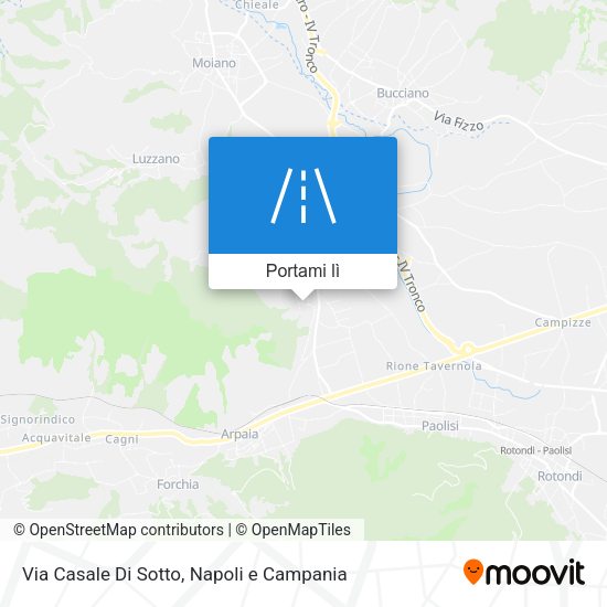 Mappa Via Casale Di Sotto