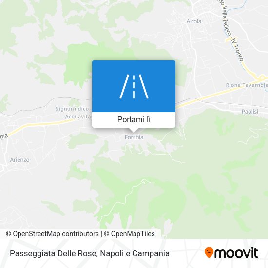 Mappa Passeggiata Delle Rose