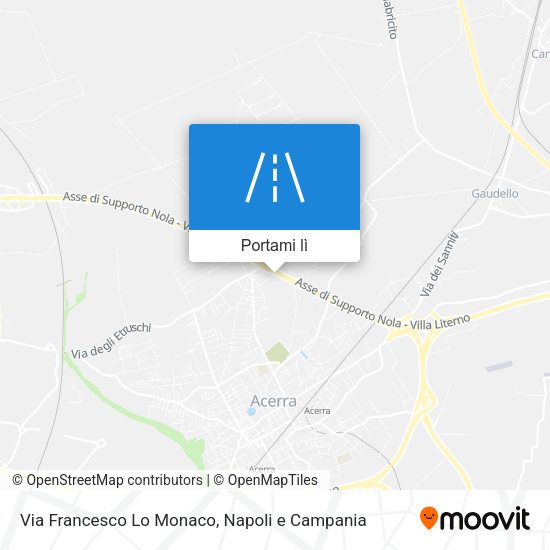 Mappa Via Francesco Lo Monaco
