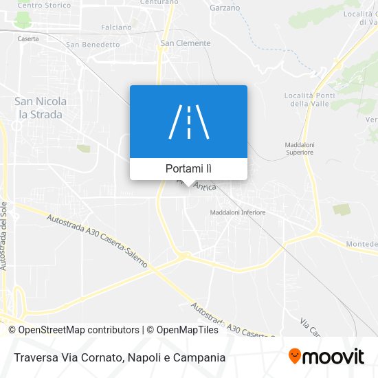 Mappa Traversa Via Cornato