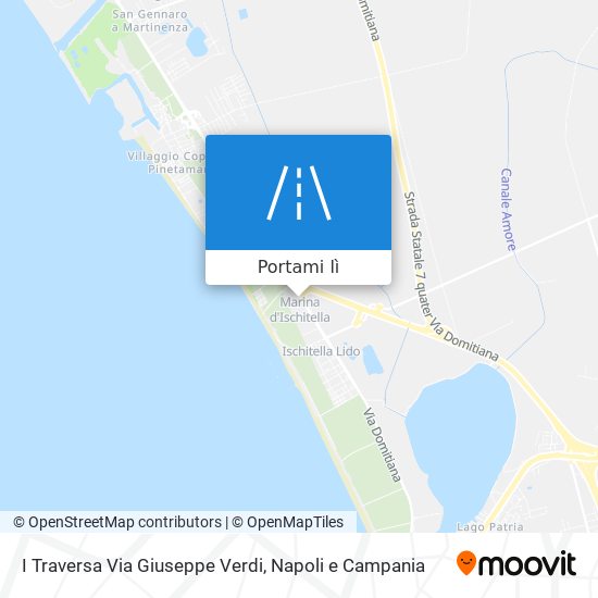 Mappa I Traversa Via Giuseppe Verdi