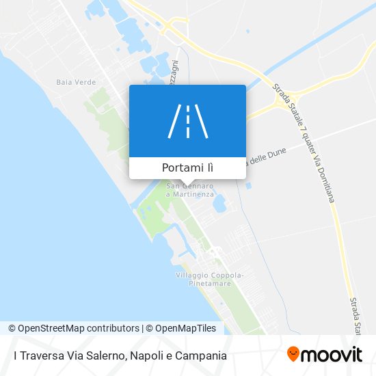 Mappa I Traversa Via Salerno