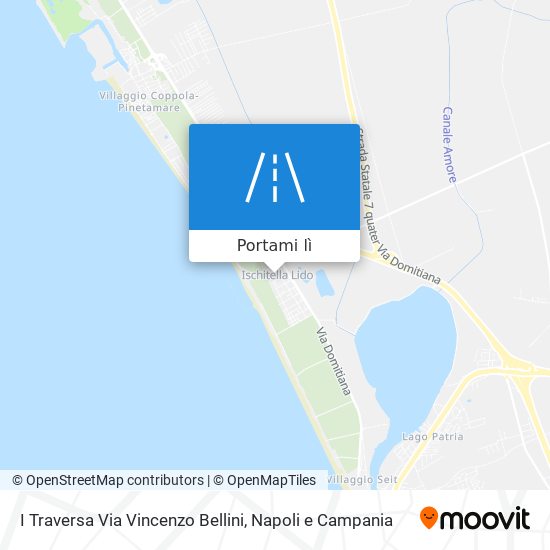 Mappa I Traversa Via Vincenzo Bellini