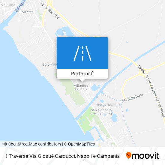 Mappa I Traversa Via Giosuè Carducci