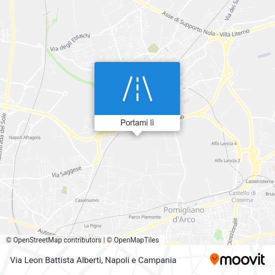 Mappa Via Leon Battista Alberti