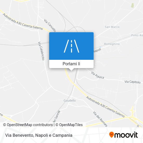 Mappa Via Benevento