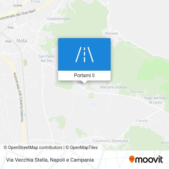 Mappa Via Vecchia Stella