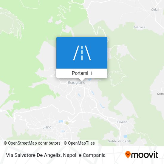 Mappa Via Salvatore De Angelis
