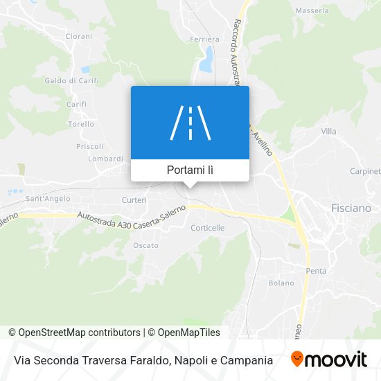 Mappa Via Seconda Traversa Faraldo