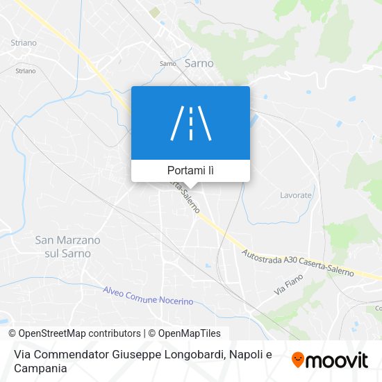 Mappa Via Commendator Giuseppe Longobardi