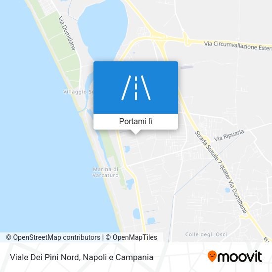 Mappa Viale Dei Pini Nord