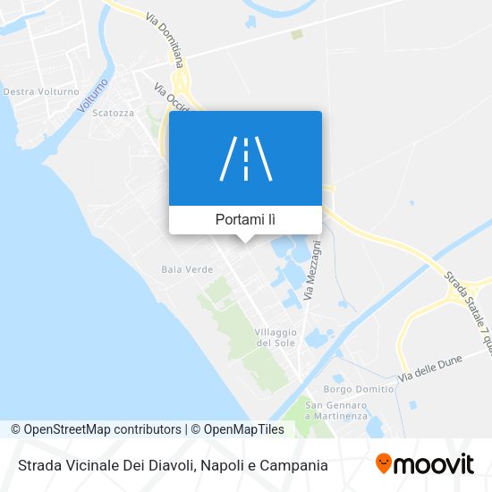 Mappa Strada Vicinale Dei Diavoli