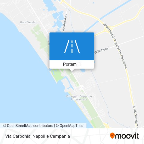 Mappa Via Carbonia