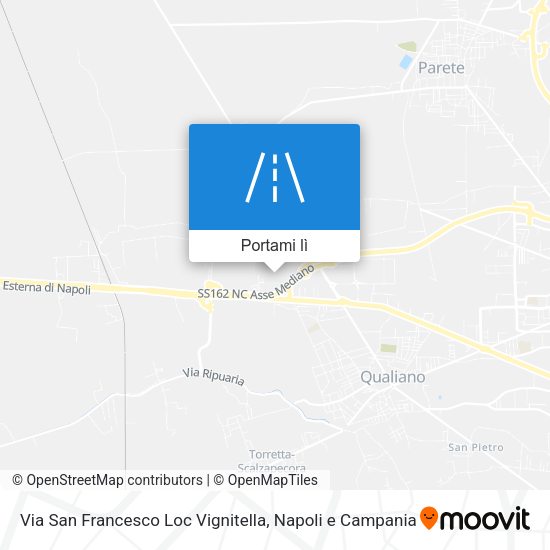Mappa Via San Francesco Loc Vignitella