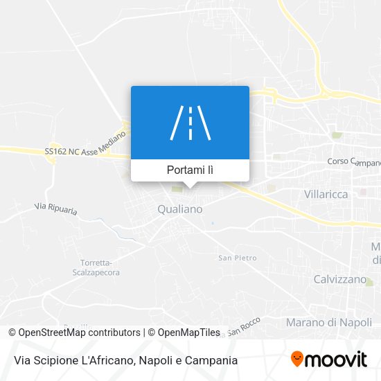 Mappa Via Scipione L'Africano
