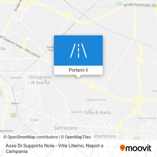 Mappa Asse Di Supporto Nola - Villa Literno