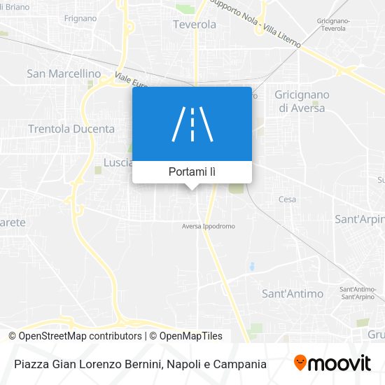 Mappa Piazza Gian Lorenzo Bernini