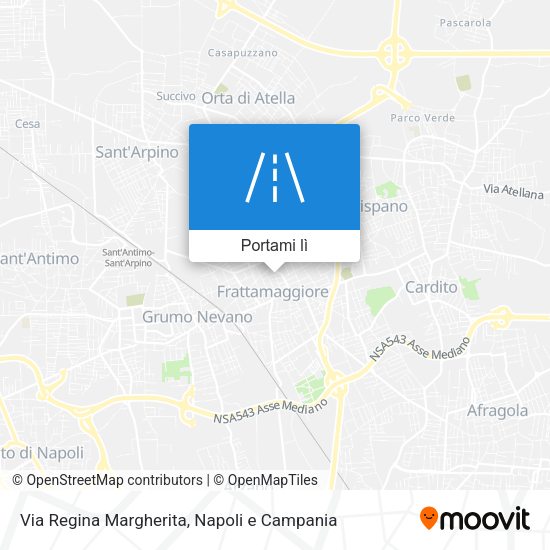 Mappa Via Regina Margherita