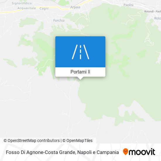 Mappa Fosso Di Agnone-Costa Grande