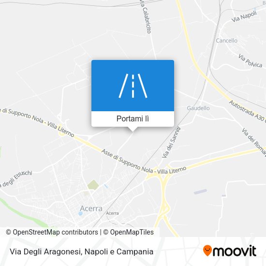 Mappa Via Degli Aragonesi