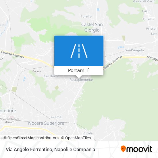 Mappa Via Angelo Ferrentino