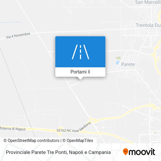 Mappa Provinciale Parete Tre Ponti