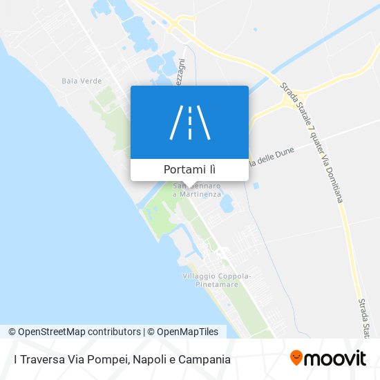 Mappa I Traversa Via Pompei
