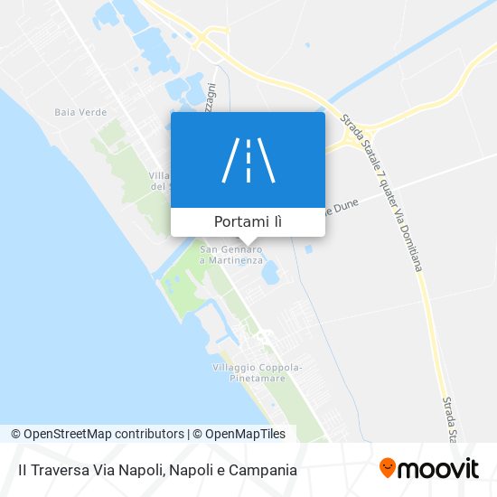 Mappa II Traversa Via Napoli