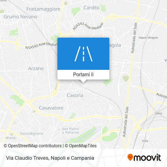 Mappa Via Claudio Treves