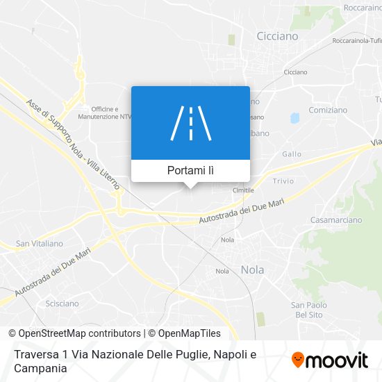 Mappa Traversa 1 Via Nazionale Delle Puglie