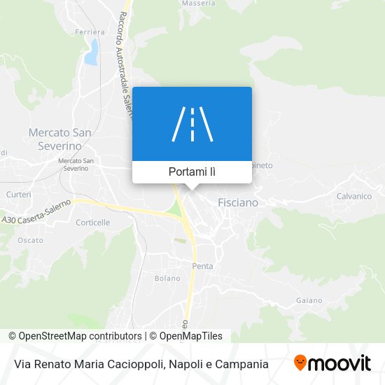 Mappa Via Renato Maria Cacioppoli