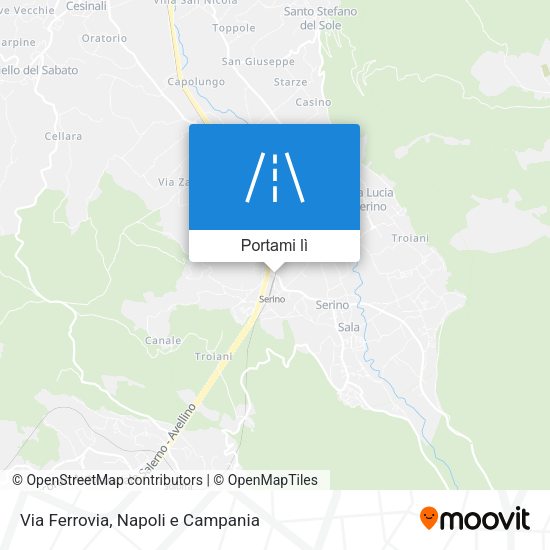 Mappa Via Ferrovia