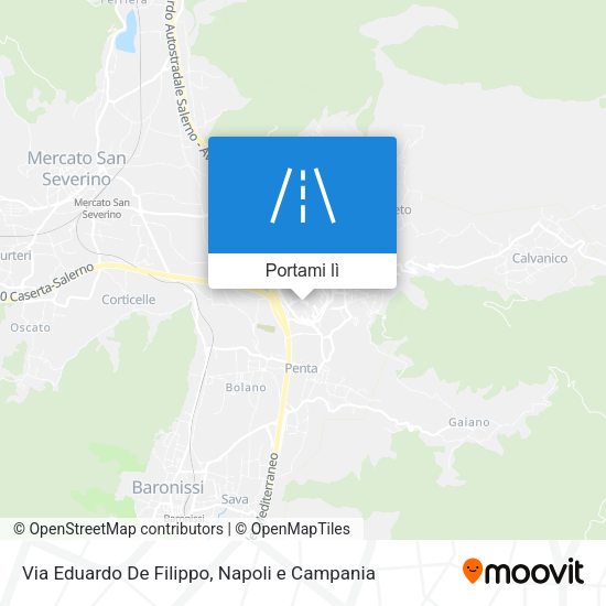 Mappa Via Eduardo De Filippo