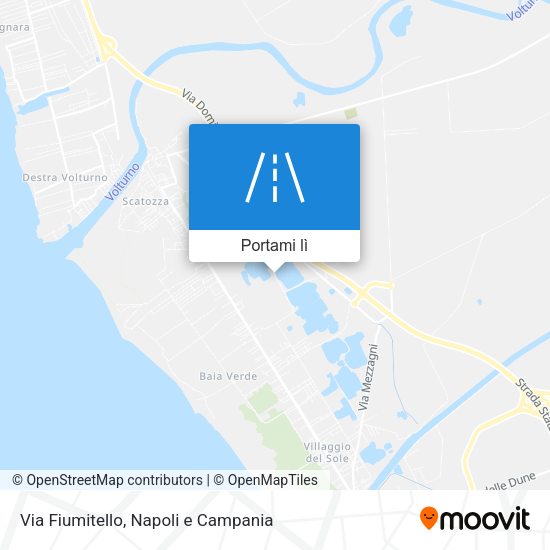 Mappa Via Fiumitello