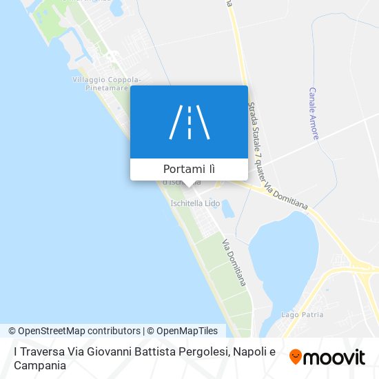 Mappa I Traversa Via Giovanni Battista Pergolesi