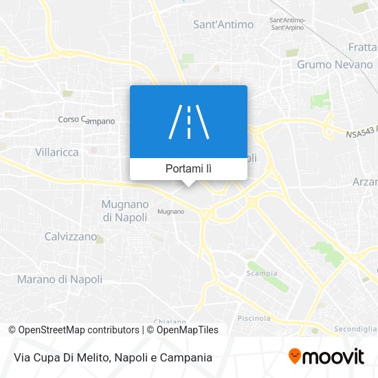 Mappa Via Cupa Di Melito