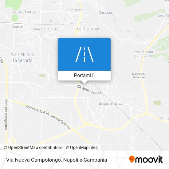 Mappa Via Nuova Campolongo