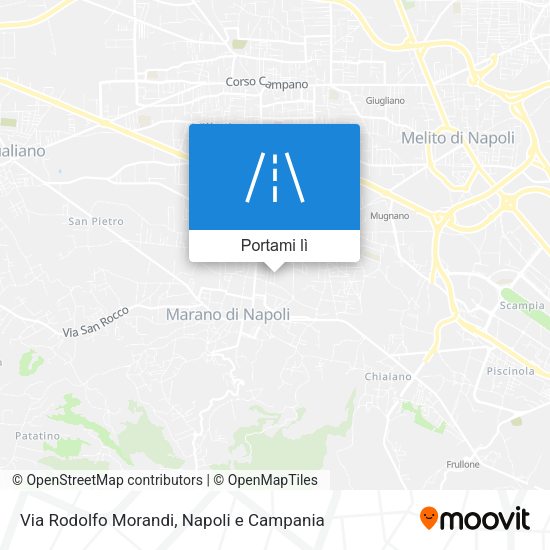 Mappa Via Rodolfo Morandi